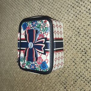 Brighton "Be Beautiful" Leather Portable Travel Jewelry Case
